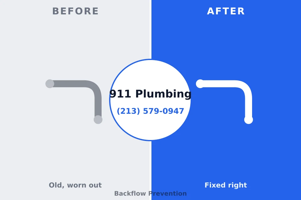 Before and after: plumbing repair Satilla, GA